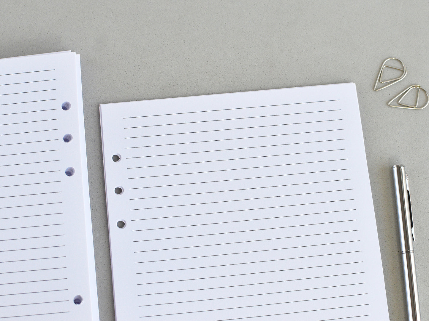 Planner Inserts Monthly Weekly - Ring Binder Refill (A5 Size) / A5-09