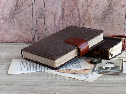 Old Paper Journal - Vintage Style Notebook (B6 size)