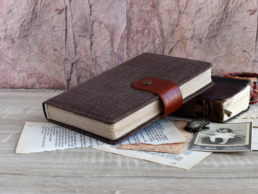 Old Paper Journal - Vintage Style Notebook (B6 size)