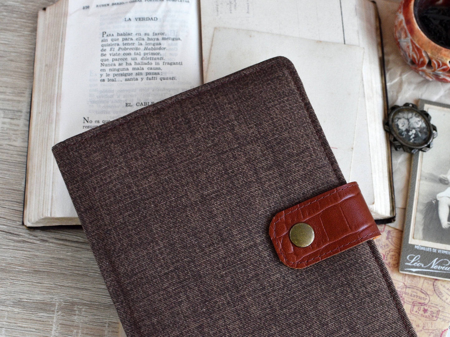 Old Paper Journal - Vintage Style Notebook (B6 size)