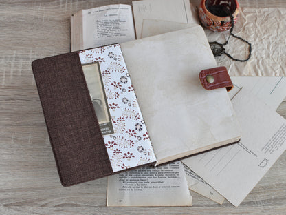 Old Paper Journal - Vintage Style Notebook (B6 size)