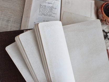 Old Paper Journal - Vintage Style Notebook (B6 size)