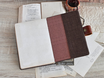 Old Paper Journal - Vintage Style Notebook (B6 size)