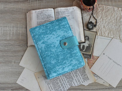 Vintage Notebook Fabric Cover - Old Paper Book (B6, A6 size)