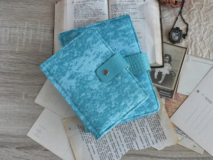 Vintage Notebook Fabric Cover - Old Paper Book (B6, A6 size)