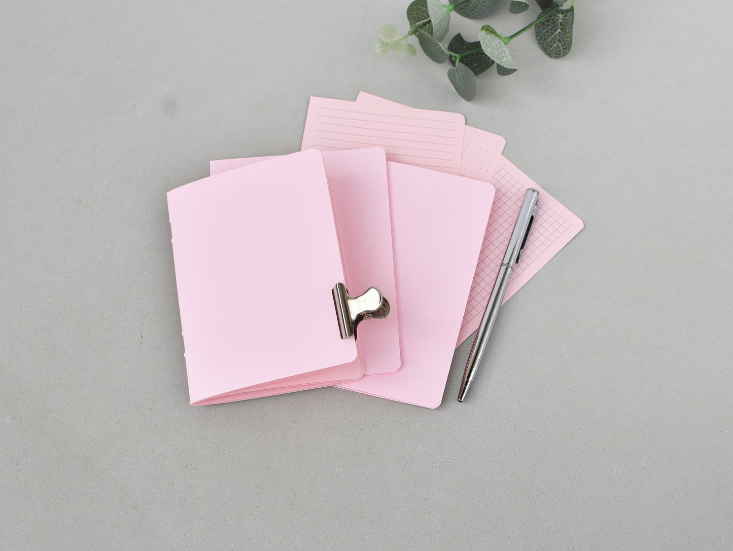 Travelers Notebook Inserts - Pink Pages (A5, Regular, Personal, B6, A6, Passport Size)