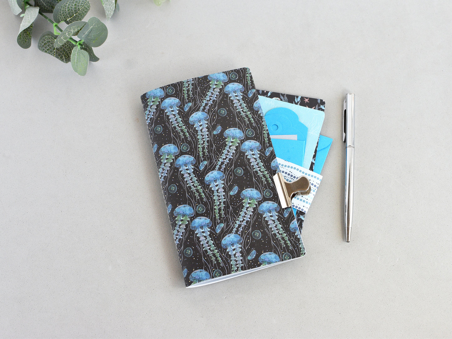 Travel Journal Insert - Mixed Paper (Personal Size) / Sea