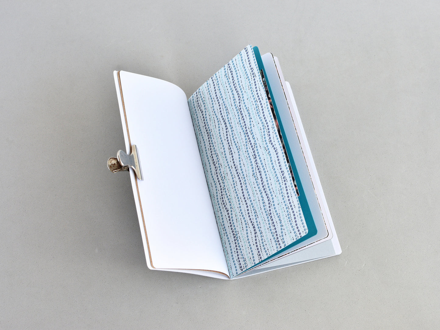 Travel Journal Insert - Mixed Paper (Personal Size) / Sea