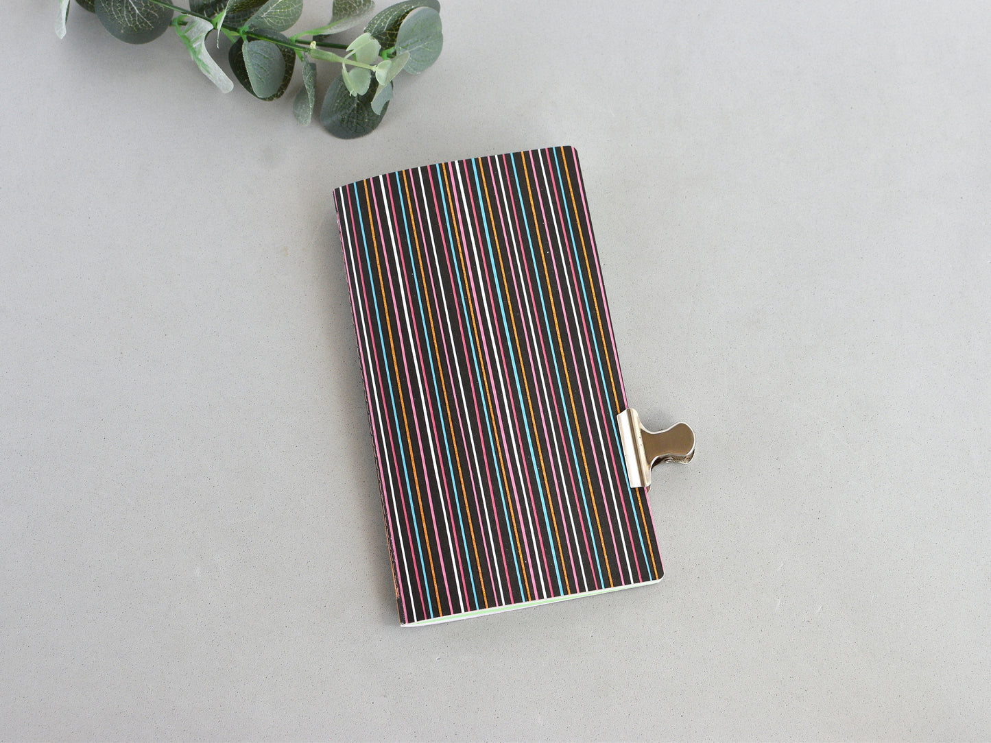 Travel Journal Insert - Mixed Paper (Personal Size) / Stripes