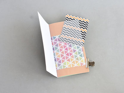 Travel Journal Insert - Mixed Paper (Personal Size) / Stripes