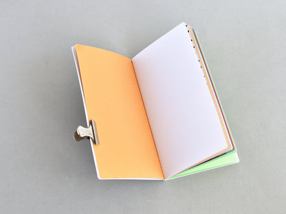 Travel Journal Insert - Mixed Paper (Personal Size) / Stripes