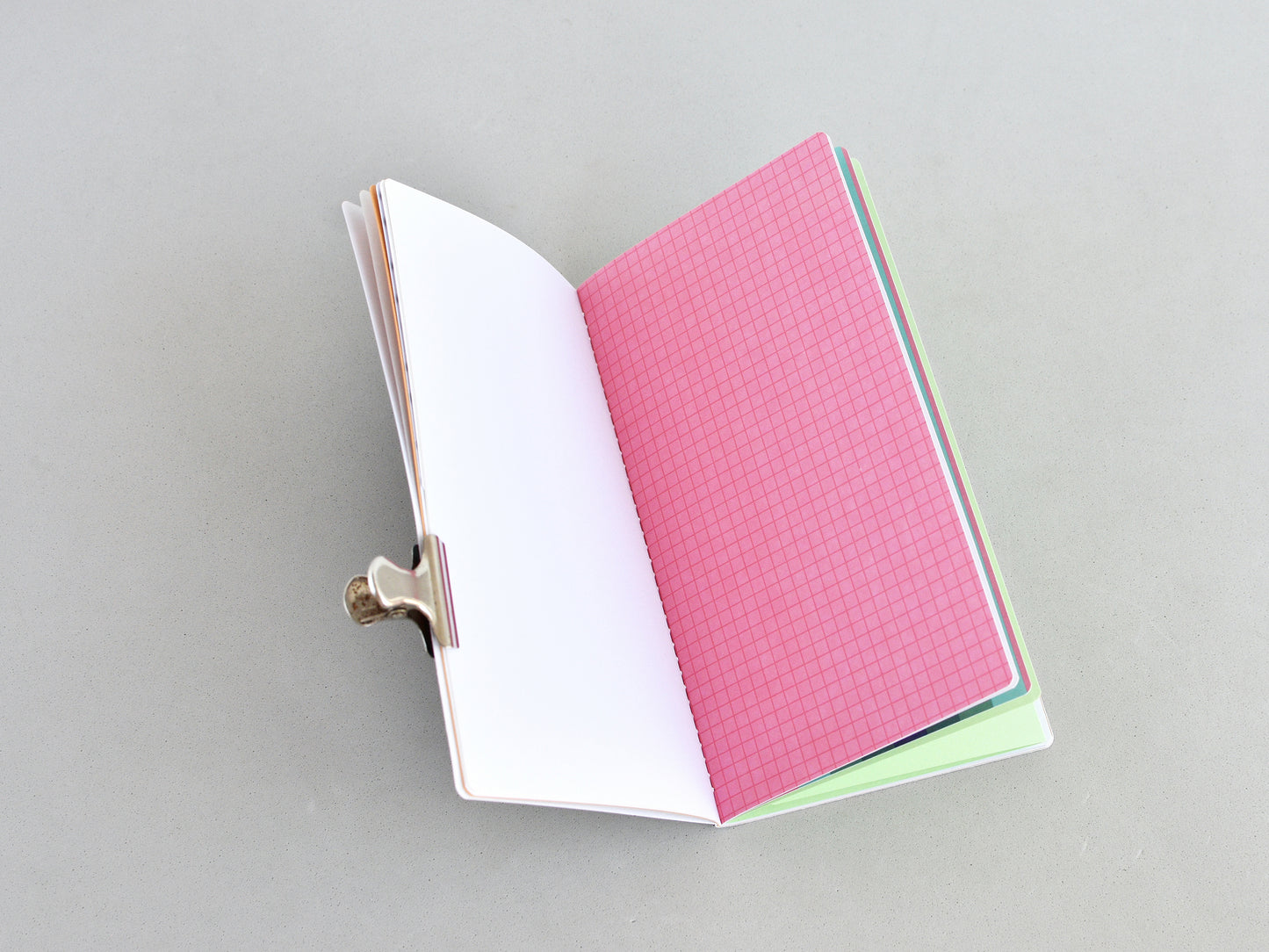 Travel Journal Insert - Mixed Paper (Personal Size) / Stripes