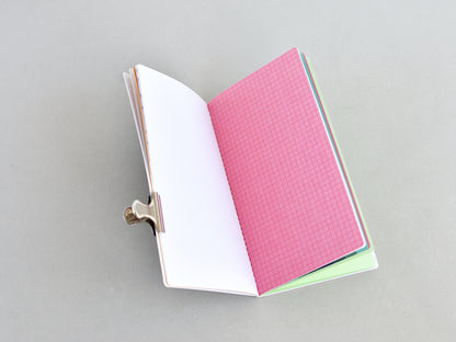 Travel Journal Insert - Mixed Paper (Personal Size) / Stripes