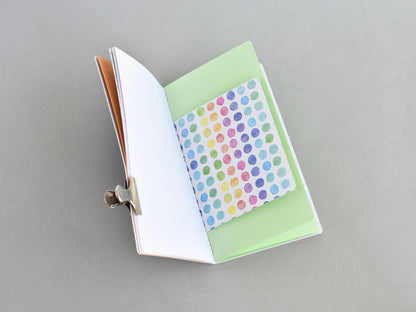 Travel Journal Insert - Mixed Paper (Personal Size) / Stripes