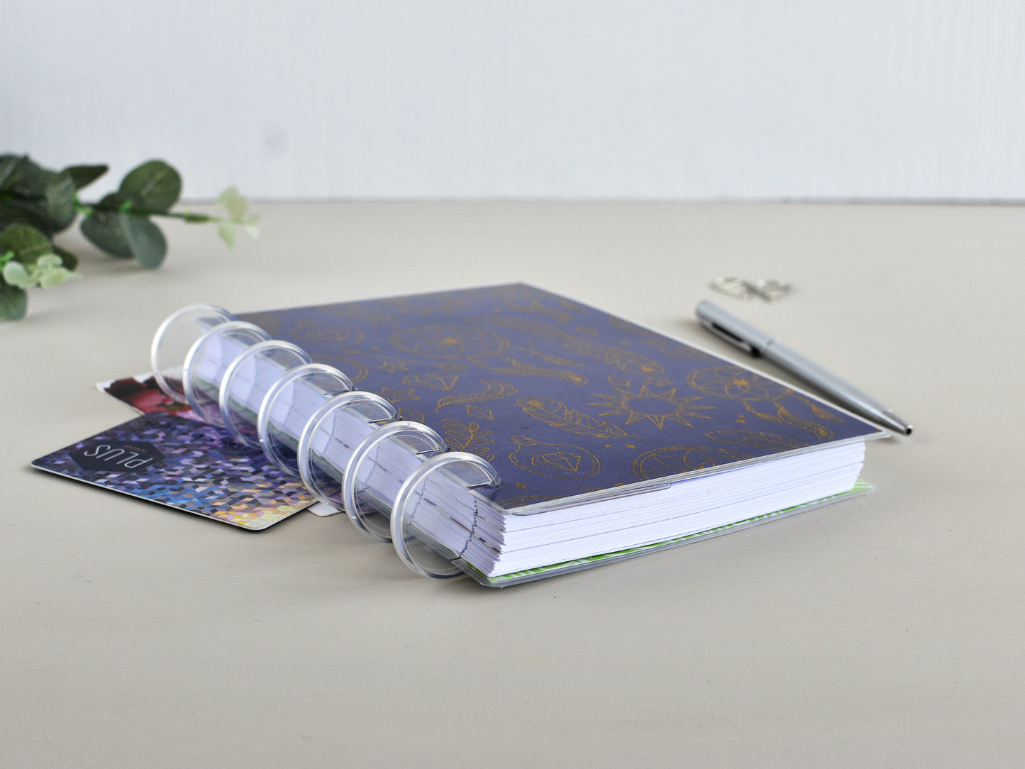 Discbound Notebook - Lined, Dotted, Grided Pages (HP Mini Size)