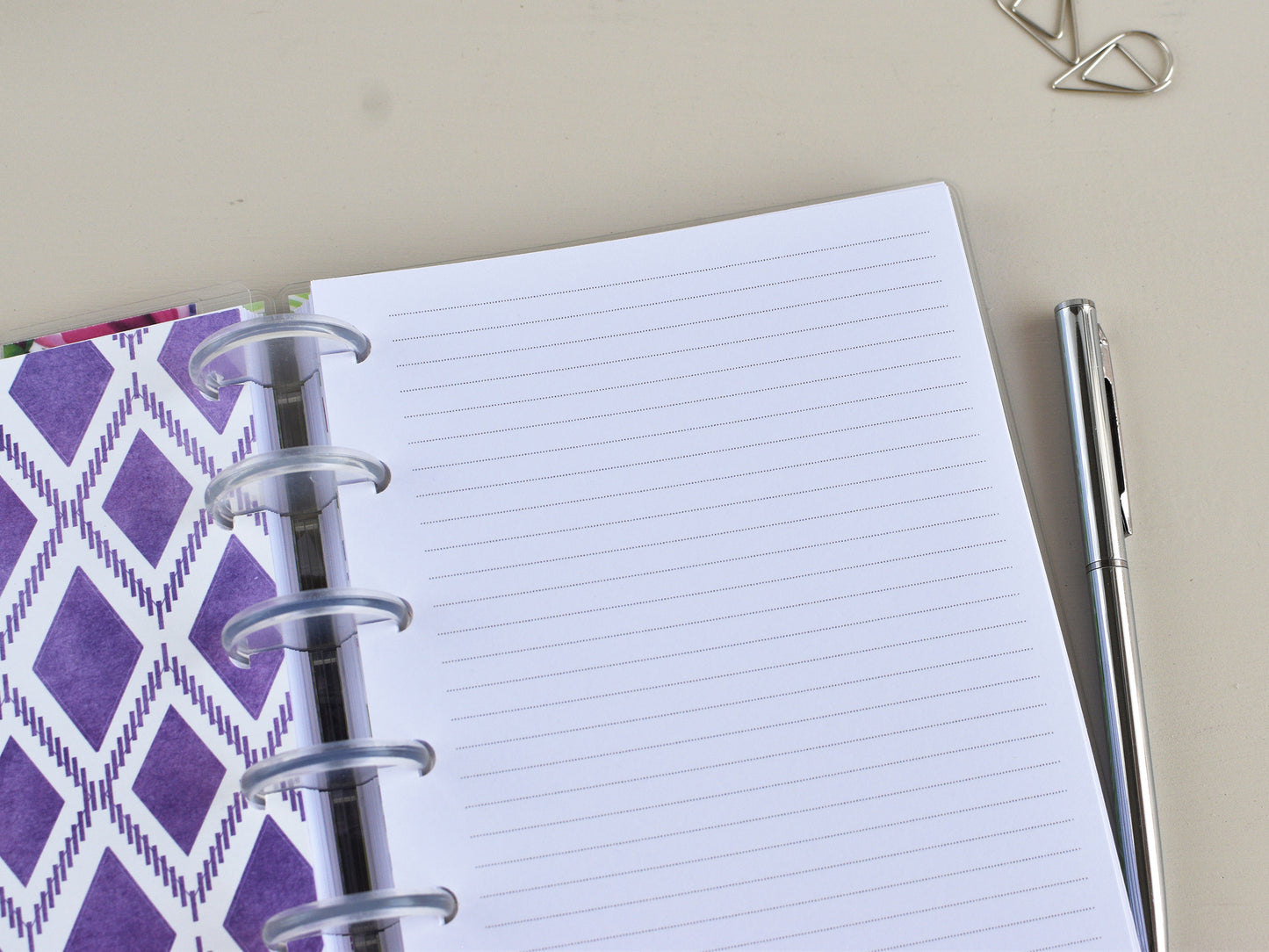Discbound Notebook - Lined, Dotted, Grided Pages (HP Mini Size)
