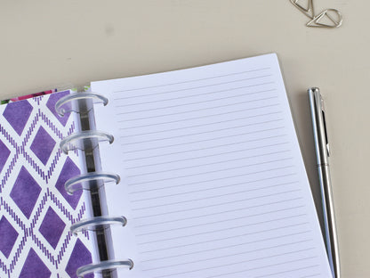 Discbound Notebook - Lined, Dotted, Grided Pages (HP Mini Size)