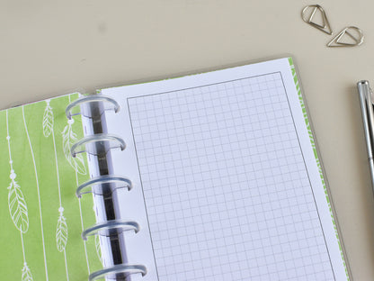 Discbound Notebook - Lined, Dotted, Grided Pages (HP Mini Size)