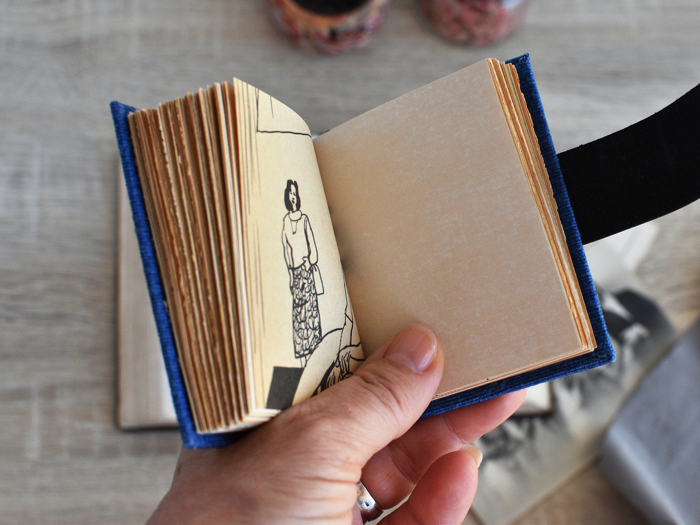Old Paper Journal Notebook (A7 size)