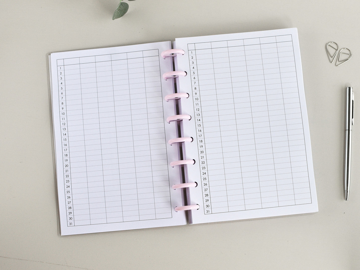Discbound  Planner Notebook - Monthly Weekly (A5)