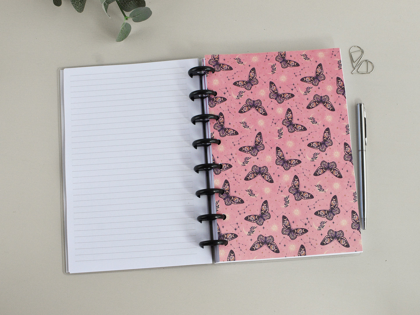 Discbound  Planner Notebook - Agenda Monthly Weekly (A5)
