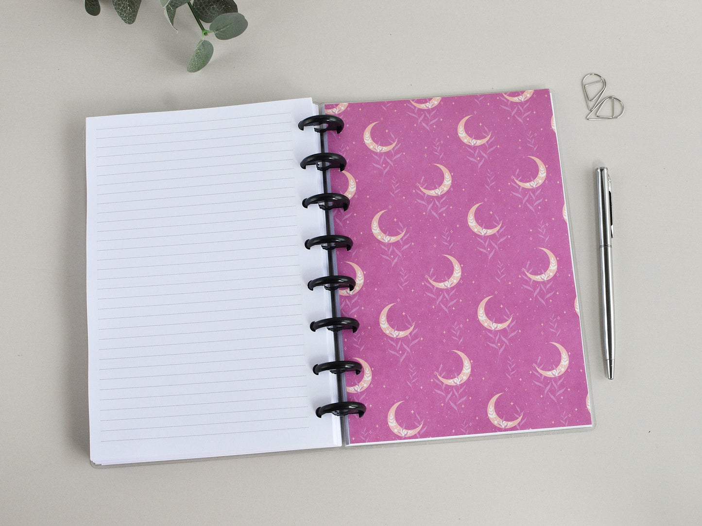 Discbound  Planner Notebook - Agenda Monthly Weekly (A5)