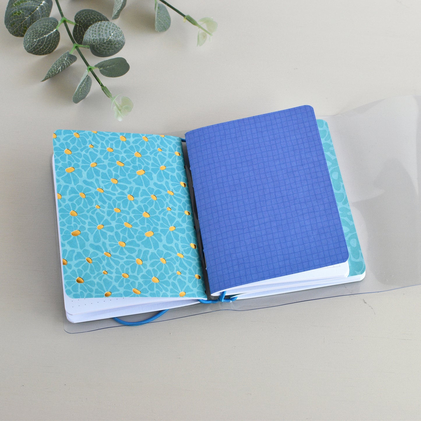 Traveller's Notebook With Clear PVC Cover (Passport Size)