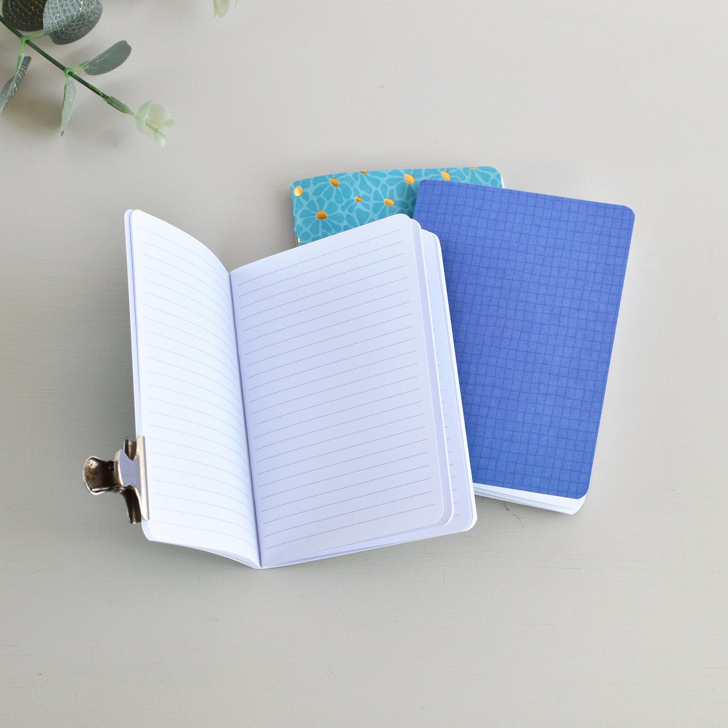 Set of 3 Notebook Inserts: Dots, Gride, Lines (Passport Size)