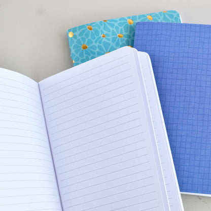 Set of 3 Notebook Inserts: Dots, Gride, Lines (Passport Size)
