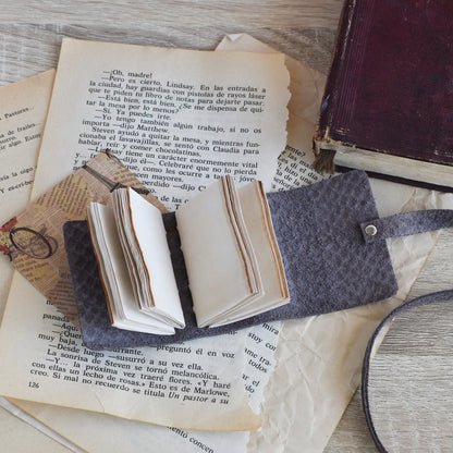 Small Leather Journal Softbook - Tiny notebook