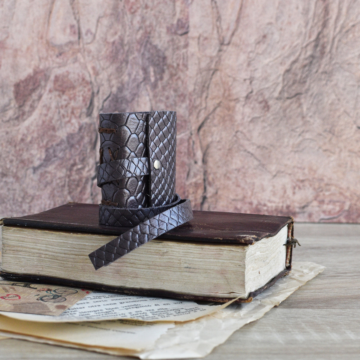 Small Leather Journal Softbook - Tiny notebook