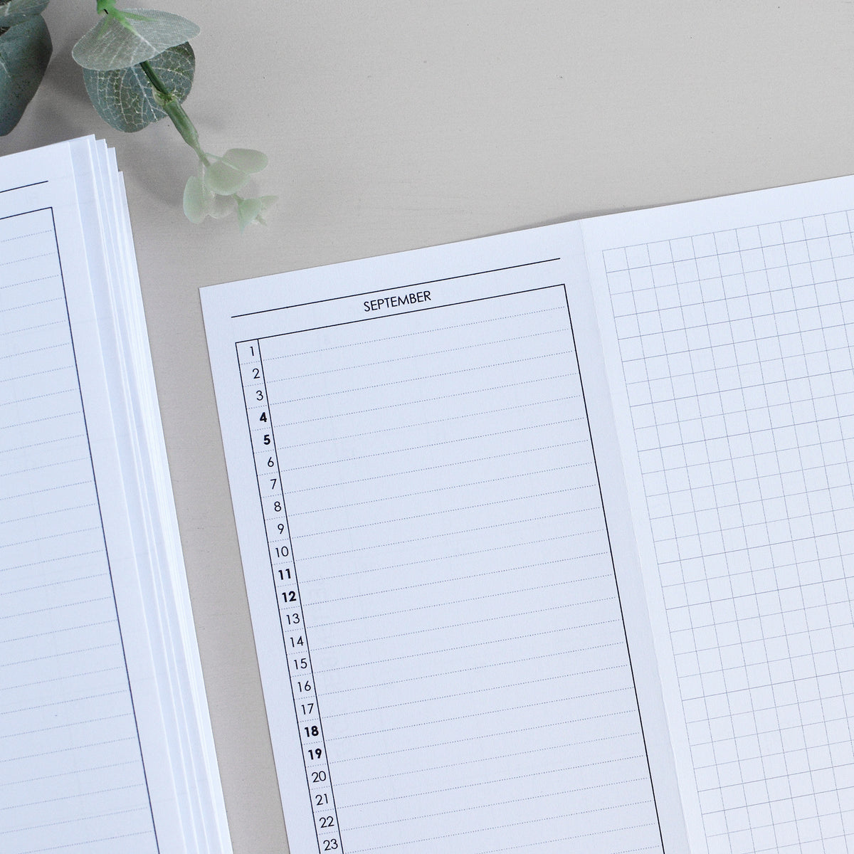 Monthly Fold Out Inserts for Ring Planner (Personal Size) / P20