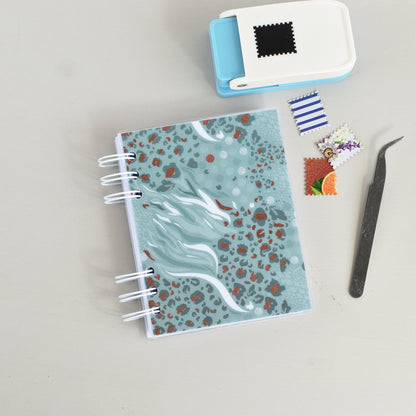 Stamp Punch Notebook - "A scrap a day" Junk Journal for Cut-Outs