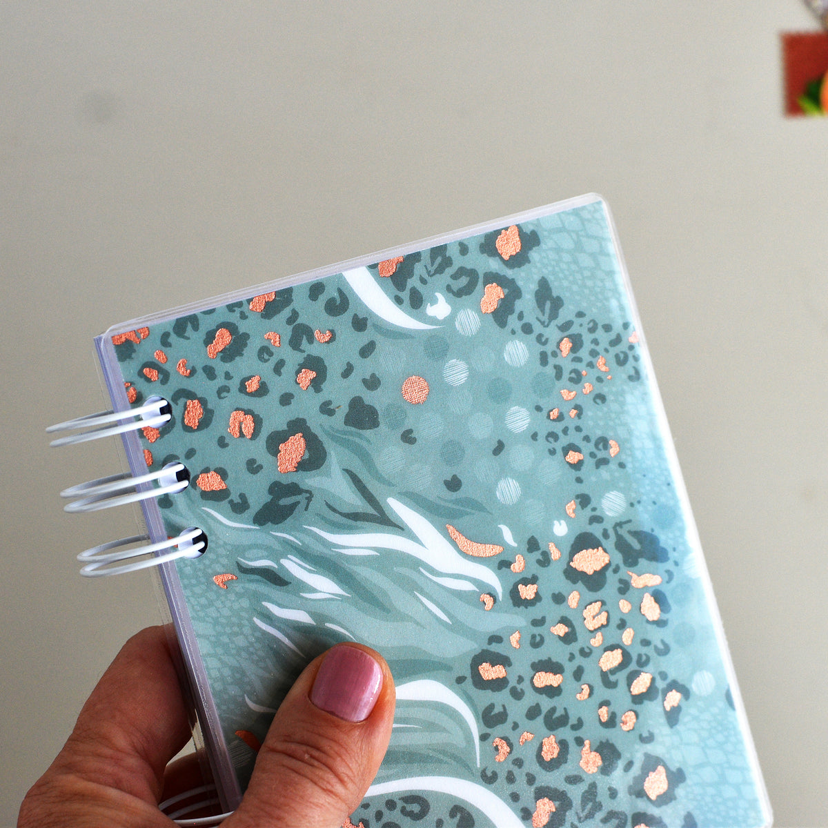 Stamp Punch Notebook - "A scrap a day" Junk Journal for Cut-Outs
