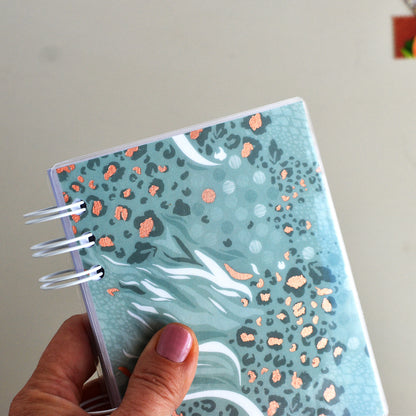 Stamp Punch Notebook - "A scrap a day" Junk Journal for Cut-Outs