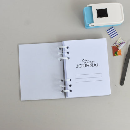 Stamp Punch Notebook - "A scrap a day" Junk Journal for Cut-Outs