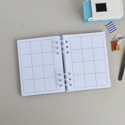 Stamp Punch Notebook - "A scrap a day" Junk Journal for Cut-Outs