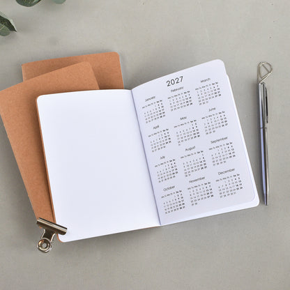 Traveler's Notebook Inserts Monthly and Weekly (A6 Size) / TN-A6-01