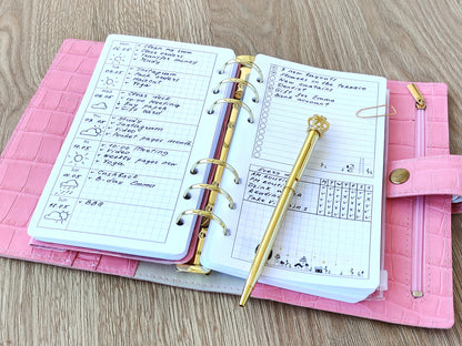 Printable Weekly Pages (Personal size) - Digital Inserts R-401