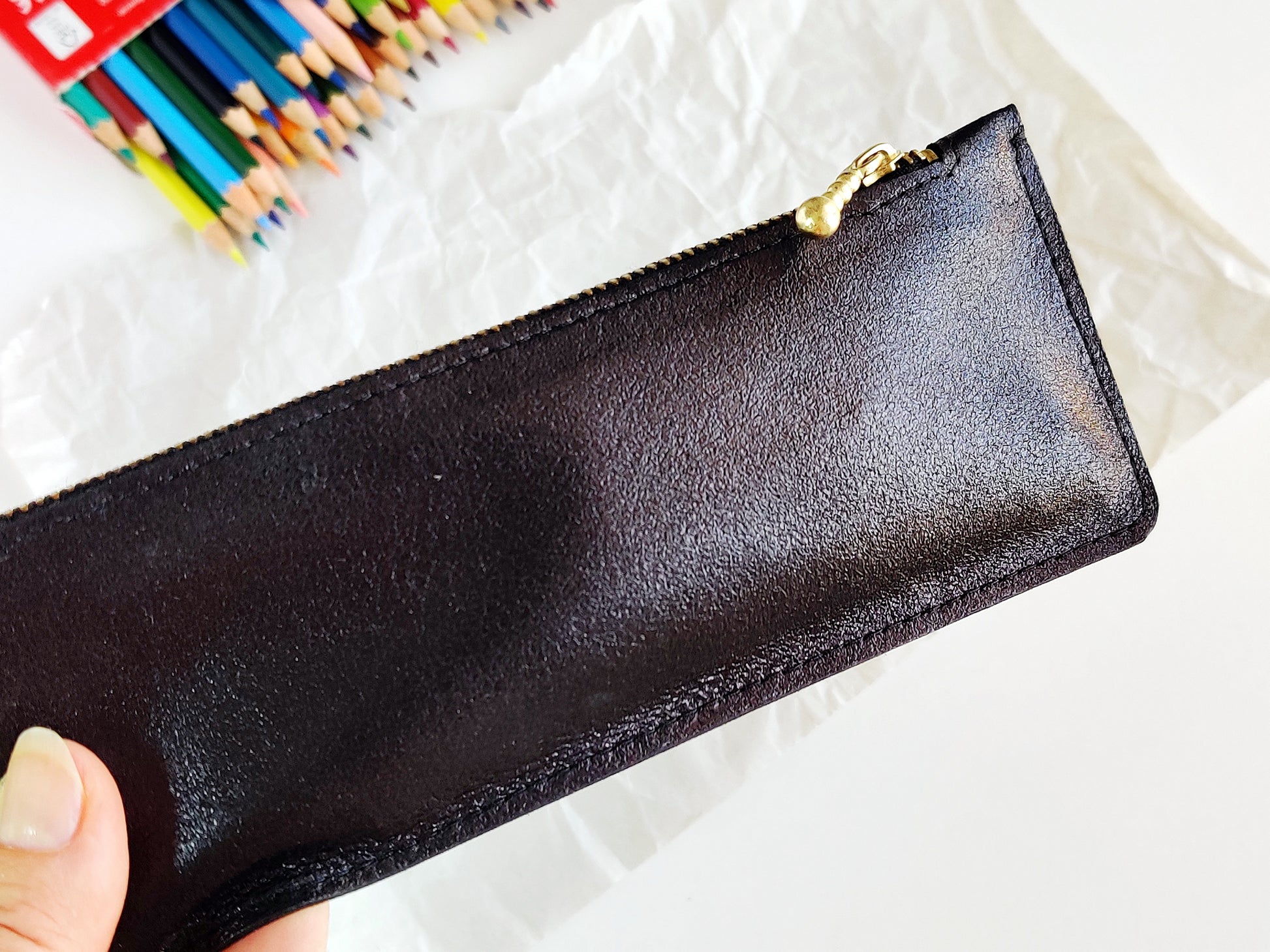 pen case with zipper