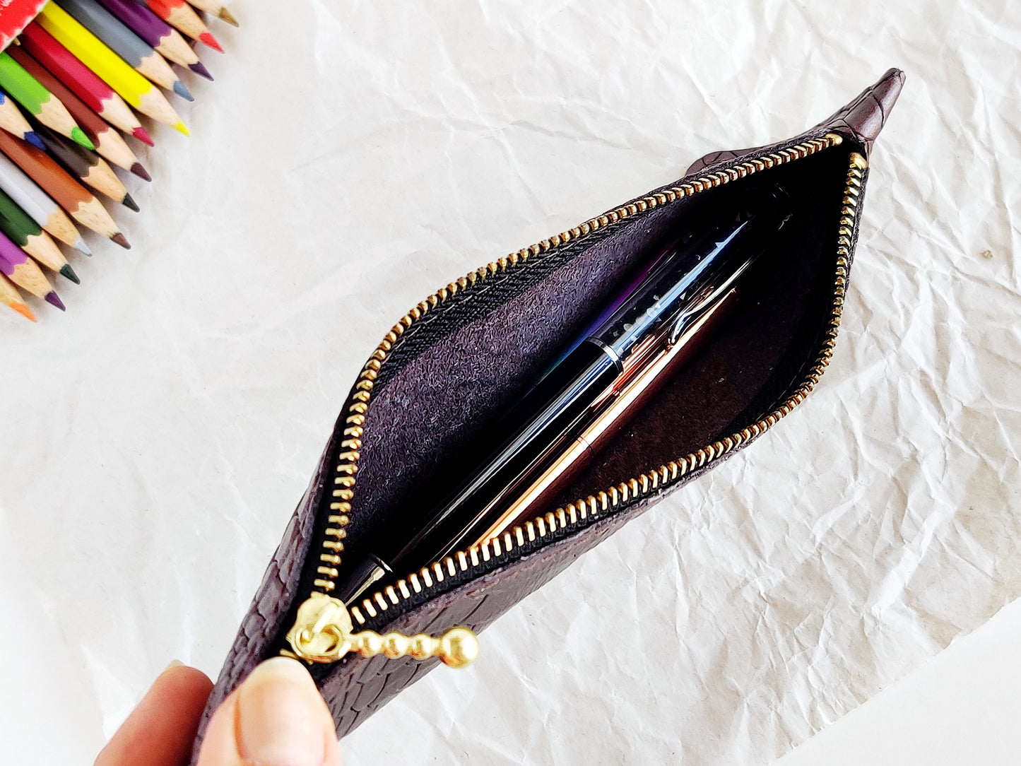 Pens and pen case