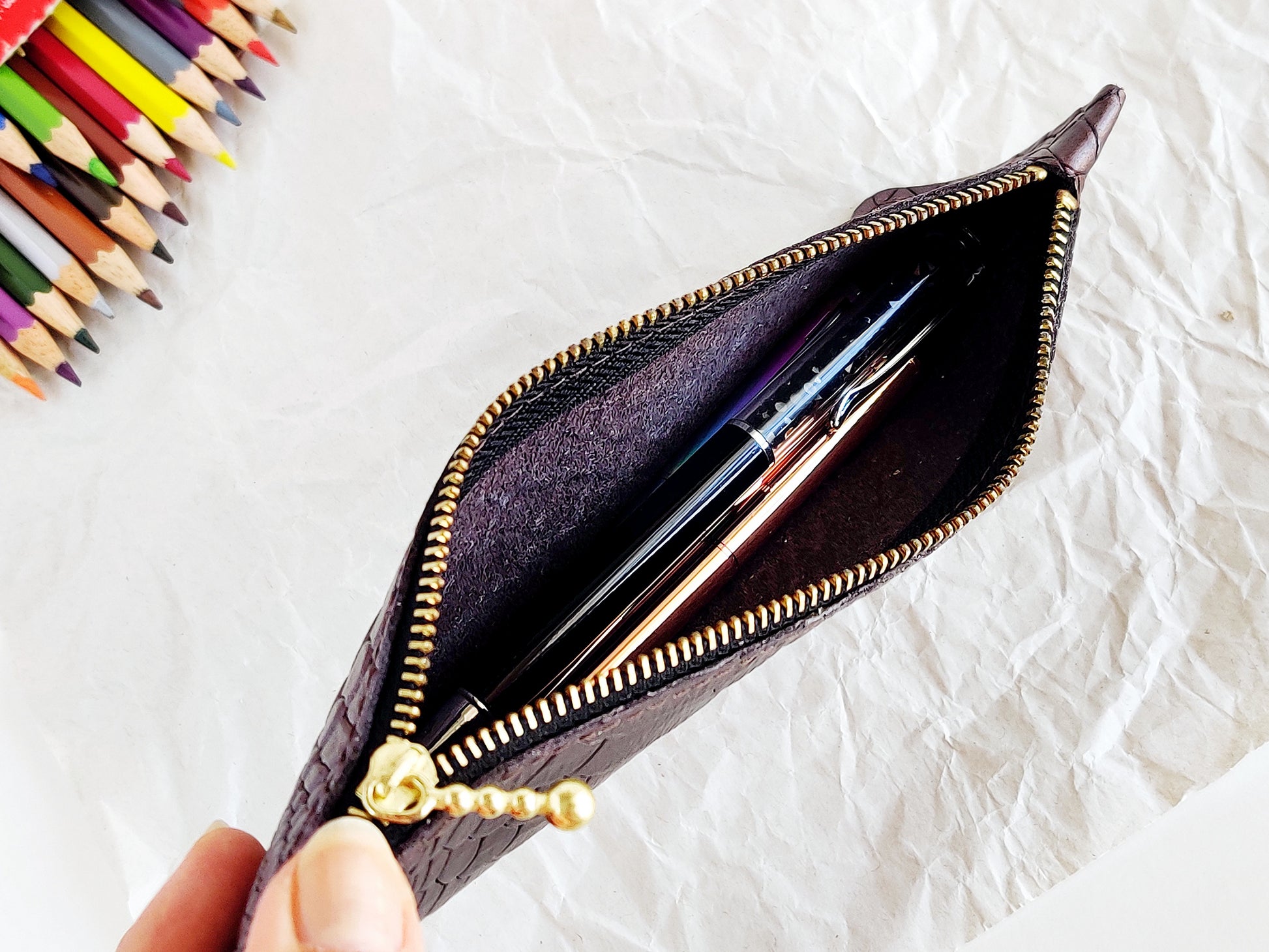 Pens and pen case