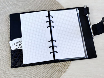 Monthly, Weekly Planner Inserts - Ring Binder Refill Bundle (Personal Size)