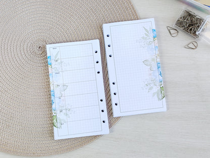 Ring Planner Inserts - Monthly, Weekly Refill (Personal Size) / P-09