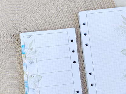 Ring Planner Inserts - Monthly, Weekly Refill (Personal Size) / P-09