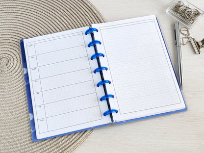 Weekly inserts HP mini Hobonichi style