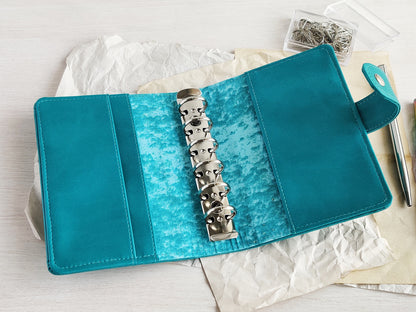 Pocket Ring Notebook Cover - Binder Organizer (Pocket size)