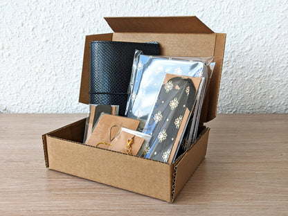 Travel Journal Notebook With Inserts, Black Color (Passport Size)