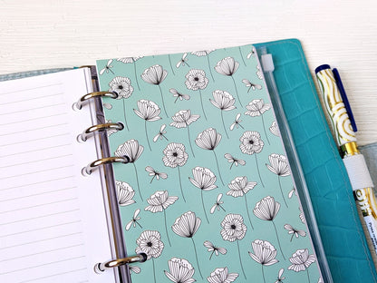 Leather Ring Planner - 6-ring Binder With Inserts (Personal size)
