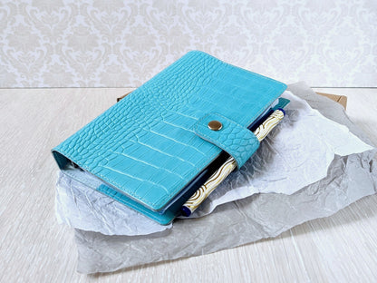 Leather Ring Planner - 6-ring Binder With Inserts (Personal size)